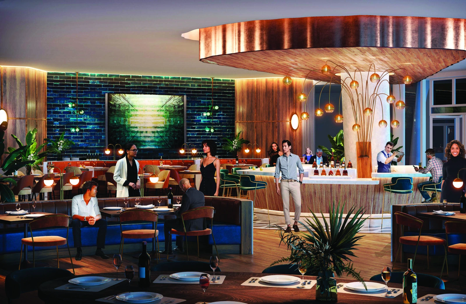 Dining and social space