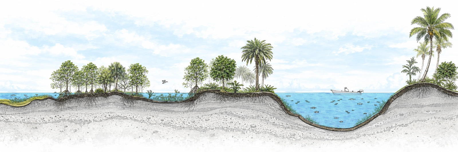 Everglades · Ecological Sections / Portfolio design & research study