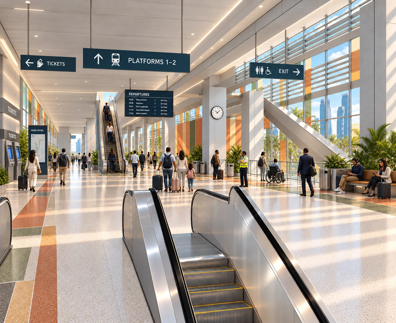 Miami Rail Station / Portfolio design & research study