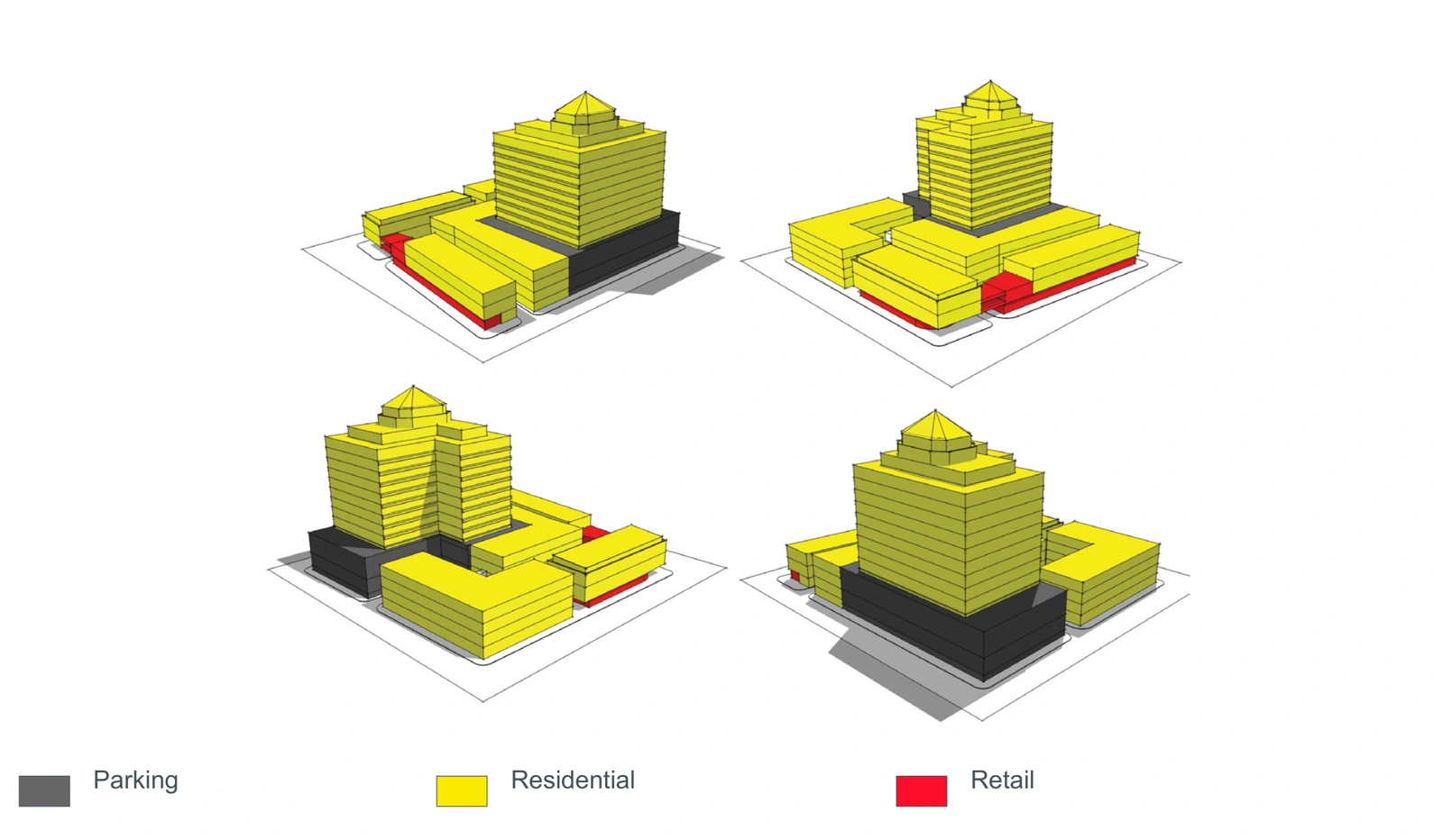 Mixed-Use Building Strategy / Design visualization & portfolio study