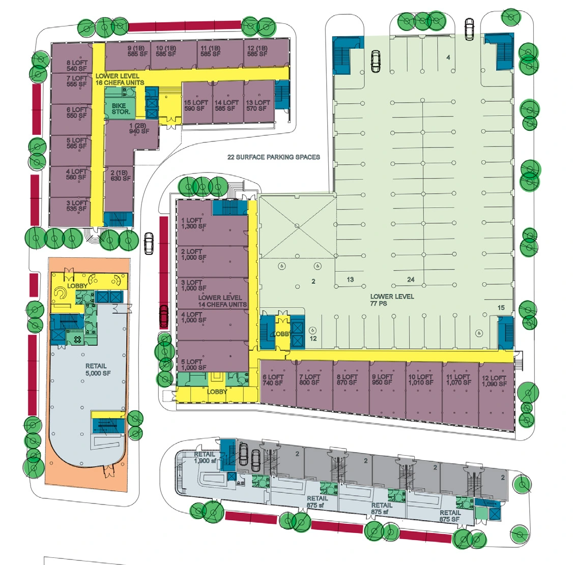 Ground-floor program