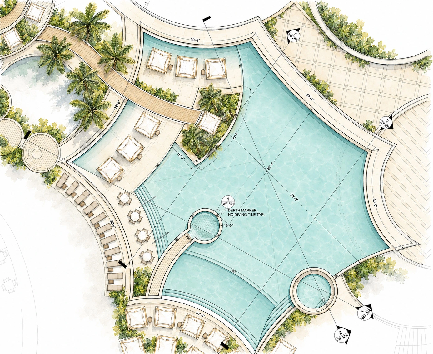 Water, Island & Landscape / Design visualization & portfolio study