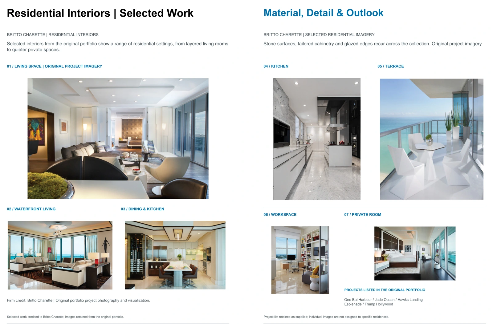 Portfolio pages 98–99